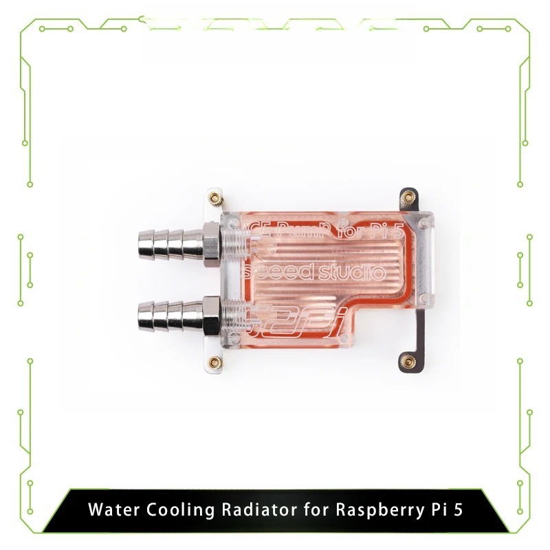 Ultra-Thin Pi 5 CPU Water Bloc - Raspberry Pi Water Cooling Kit review and price
